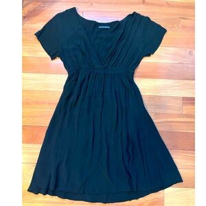 Black V Neck Empire Waist Brandy Melville Dress